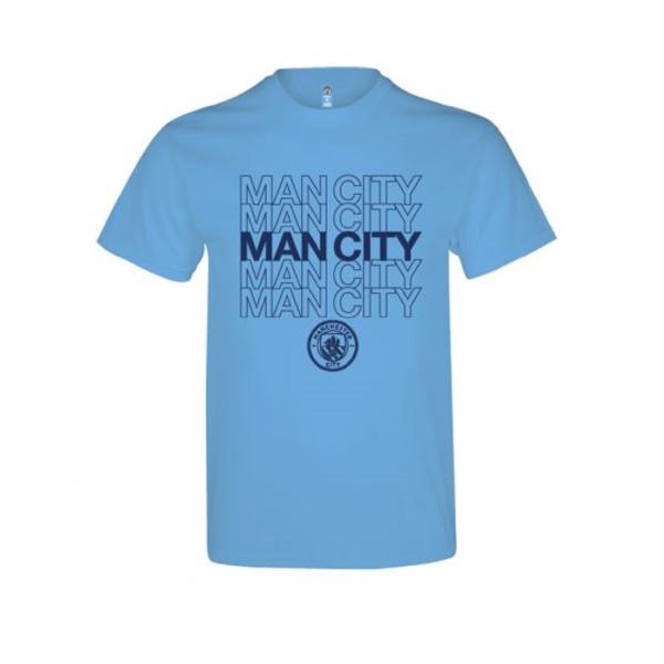 マンチェスター・シティ フットボールクラブ Manchester City FC オフィシャル商品 ユニセックス スカイブルー Tシ