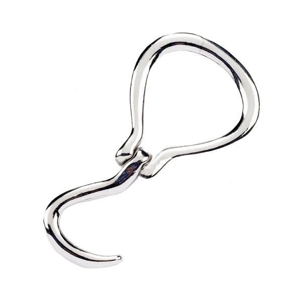 金属製折り畳みフーフピック。簡単に使え、きっちり畳めます。ポケットに入れて持ち運べます。