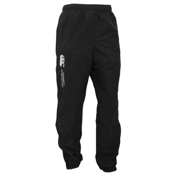 (カンタベリー) Canterbury メンズ 裾絞り ジョギングパンツ スウェットパンツ ズボン CS1863 (ブラック/ホワイト)