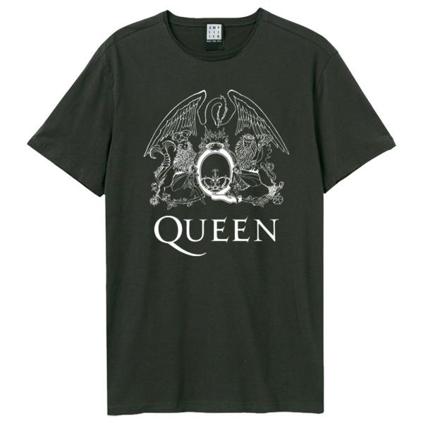 (アンプリファイド) Amplified オフィシャル商品 レディース クイーン Tシャツ ロング丈 Line Art クレスト 半袖 Tシ アンプリファイド) Amplified オフィシャル商品 ユニセックス