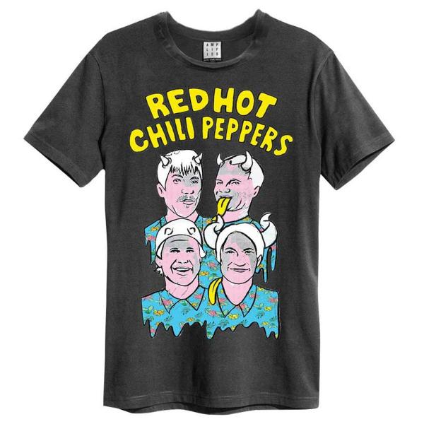 (アンプリファイド) Amplified オフィシャル商品 ユニセックス レッド・ホット・チリ・ペッパーズ Tシャツ Illustra