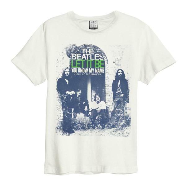 (アンプリファイド) Amplified オフィシャル商品 ユニセックス ビートルズ Tシャツ You Know My Name 半袖 カットソー