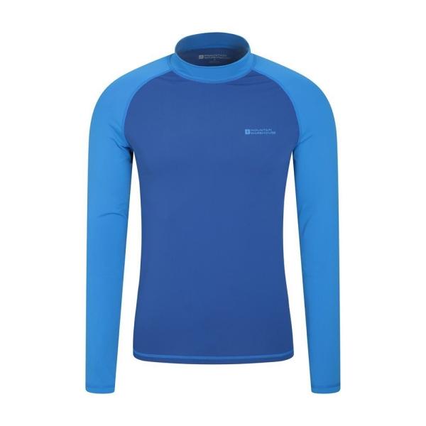 (マウンテン・ウェアハウス) Mountain Warehouse メンズ 長袖 スイムトップ ラッシュガード 水着 MW117 (ブルー)