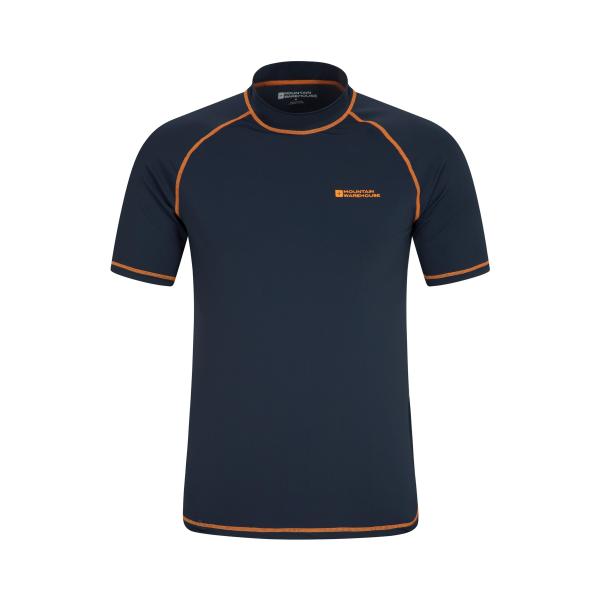 (マウンテン・ウェアハウス) Mountain Warehouse メンズ UV保護 水着 ラッシュガード スイムウェア MW1298 (ネイビー)