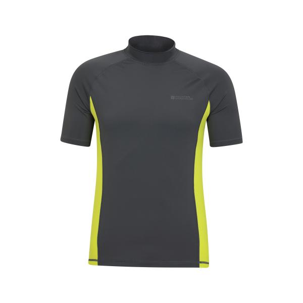 (マウンテン・ウェアハウス) Mountain Warehouse メンズ UV保護 水着 ラッシュガード スイムウェア MW1298 (カーボン)