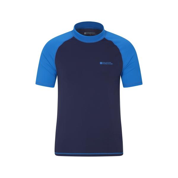 (マウンテン・ウェアハウス) Mountain Warehouse メンズ UV保護 水着 ラッシュガード スイムウェア MW1298 (ダークブル