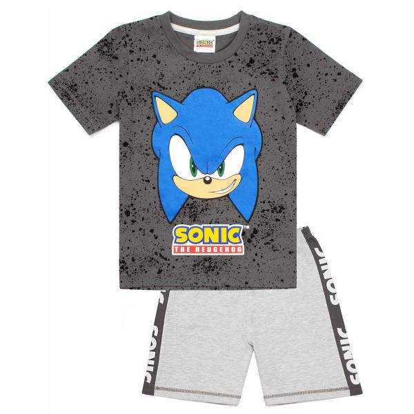 (ソニック・ザ・ヘッジホッグ) Sonic The Hedgehog オフィシャル商品 キッズ・子供  ボーイズ ゲーミング パジャマ