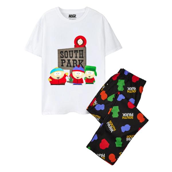 サウスパーク) South Park オフィシャル商品 メンズ ロゴ パジャマ