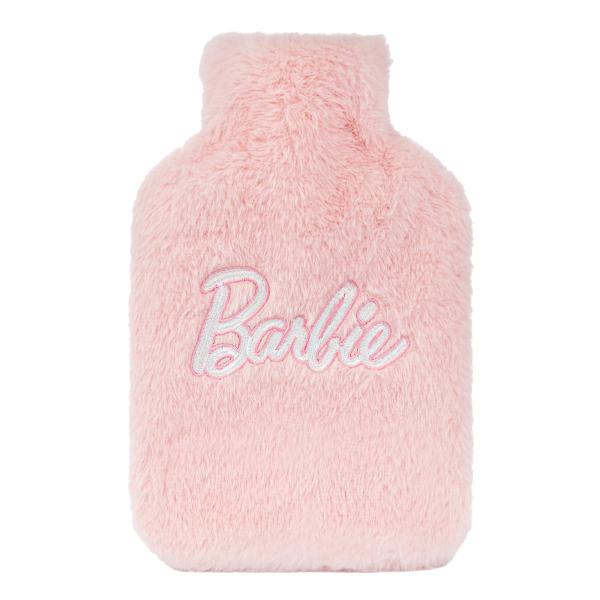 (バービー) Barbie オフィシャル商品 アップリケ ロゴ 湯たんぽカバー NS8358 (ピンク)
