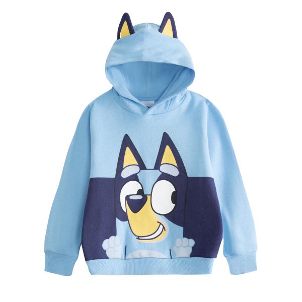 (ブルーイ) Bluey オフィシャル商品 キッズ・子供用 パーカー フーディー プルオーバー NS9899 (ブルー)
