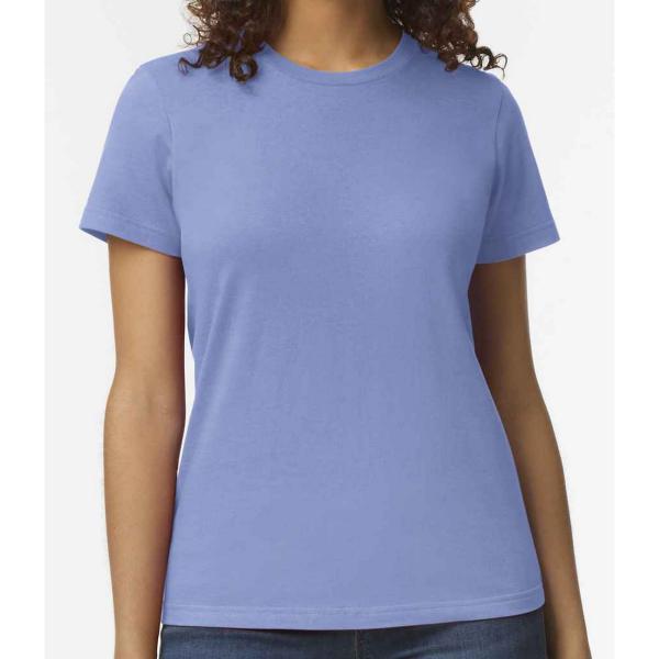 (ギルダン) Gildan レディース ソフト ミッドウェイト Tシャツ 半袖 トップス カットソー PC5259 (バイオレット)