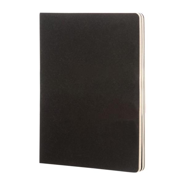 (モレスキン) Moleskine Cahier 罫線入り ジャーナル XL ノート メモ 雑記帳 PF3098 (ソリッドブラック)