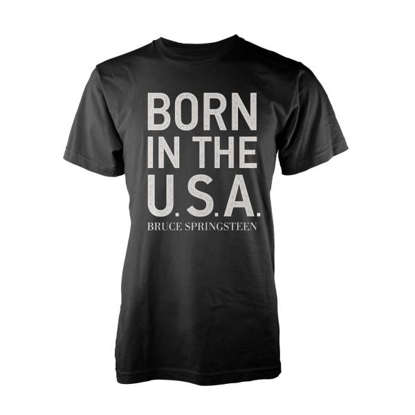 ブルース・スプリングスティーン Born in the U.S.A Tシャツ Born In The USA White Tee - Bruce Springsteen