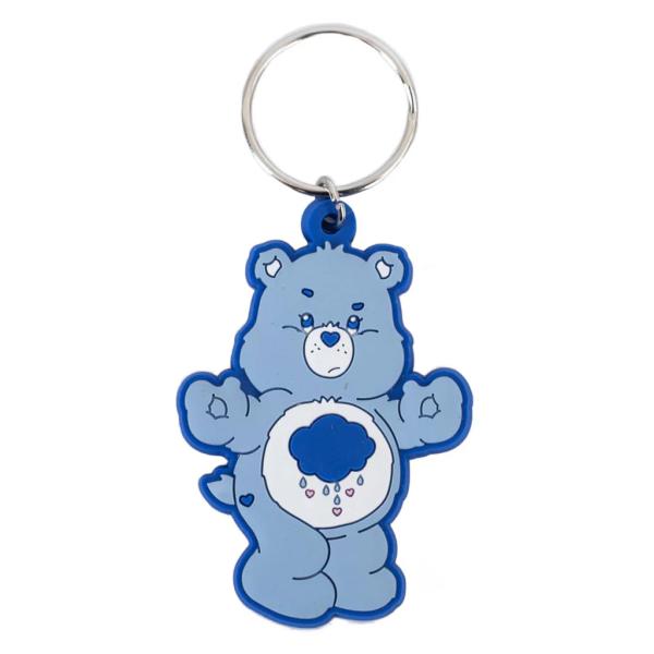 (ケアベア) Care Bears オフィシャル商品 PVC キーリング グランピーベア キーホルダー PM10881 (ブルー/ホワイト)