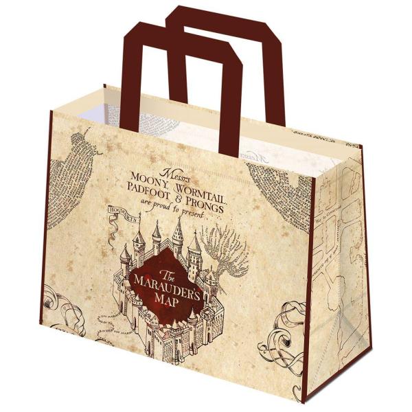 (ハリー・ポッター) Harry Potter オフィシャル商品 Marauders トートバッグ マップ エコバッグ 布バッグ PM11144 (ベー