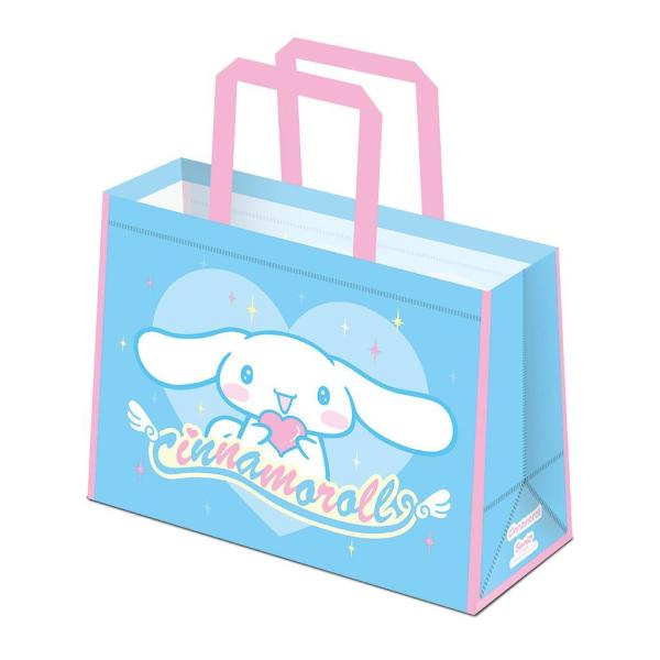 (シナモロール) Cinnamoroll オフィシャル商品 Cute And Sparkly トートバッグ 再利用可能 エコバッグ 布バッグ PM11152 (