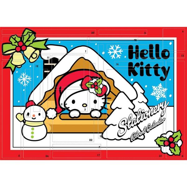 (ハローキティ) Hello Kitty オフィシャル商品 クリスマス アドベントカレンダー PM12780 (レッド)