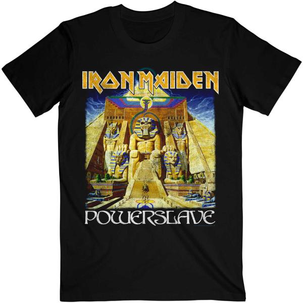 (アイアン・メイデン) Iron Maiden オフィシャル商品 ユニセックス Powerslave World Slavery Tour Tシャツ バックプリント
