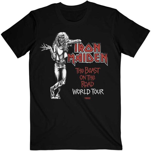 (アイアン・メイデン) Iron Maiden オフィシャル商品 ユニセックス Beast Over Hammersmith Tシャツ World Tour 82 コットン