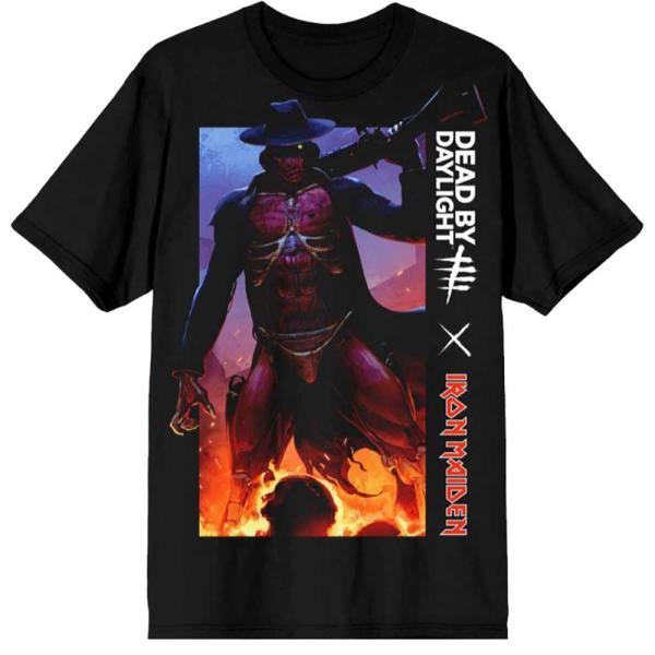 (アイアン・メイデン) Iron Maiden オフィシャル商品 ユニセックス Dead By Daylight Tシャツ Gunslinger 半袖 トップス RO10