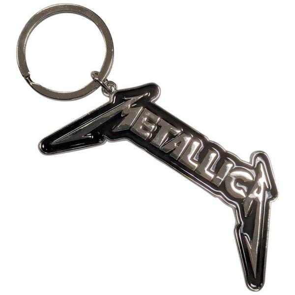 メタリカ) Metallica オフィシャル商品 ロゴ キーリング キーホルダー