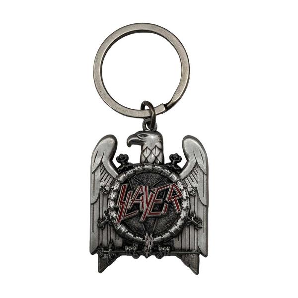 (スレイヤー) Slayer オフィシャル商品 Eagle v2 キーリング ダイカスト キーホルダー RO11261 (クローム)