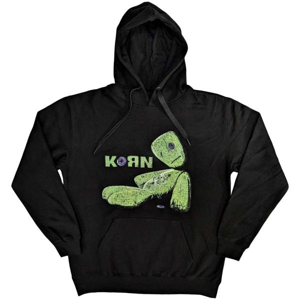 (コーン) Korn オフィシャル商品 ユニセックス Issues パーカー トラックリスト フード付き トレーナー RO11282 (ブ