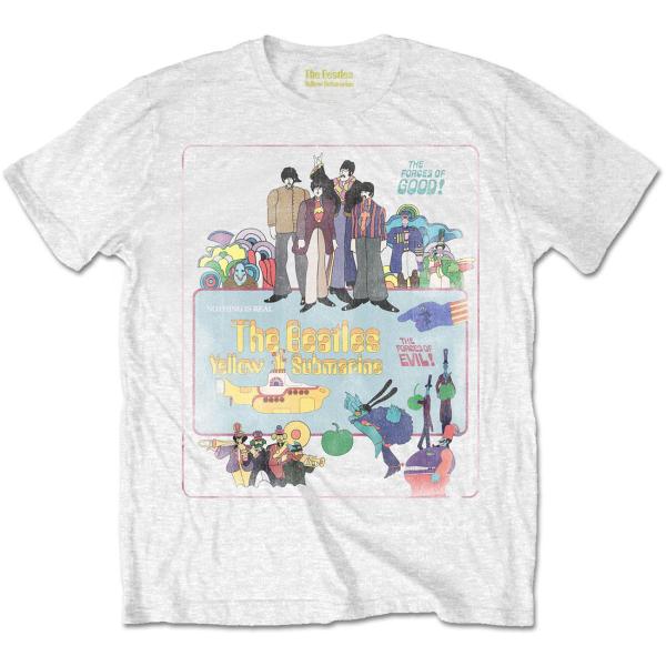 (ザ・ビートルズ) The Beatles オフィシャル商品 ユニセックス Yellow Submarine  Tシャツ ムービーポスター 半袖 トッ
