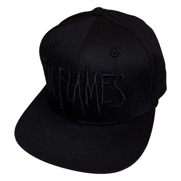 (イン・フレイムス) In Flames オフィシャル商品 ユニセックス バックプリント ロゴ キャップ スナップバック 帽