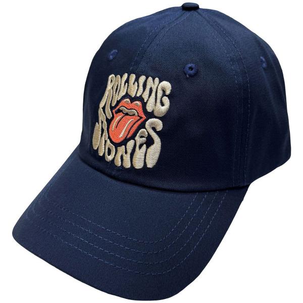 (ローリング・ストーンズ) The Rolling Stones オフィシャル商品 ユニセックス ロゴ キャップ 帽子 ハット RO16255 (ネ