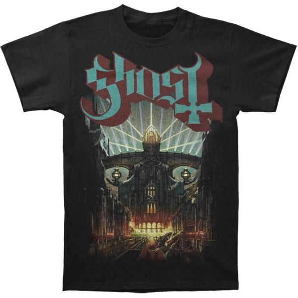 (ゴースト) Ghost オフィシャル商品 ユニセックス Meliora Tシャツ 半袖 トップス RO1791 (ブラック)