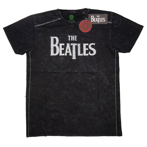 THE BEATLES 半袖Tシャツ　ブラック　Mサイズ相当 ザ・ビートルズ) The Beatles オフィシャル商品 ユニセックス Drop T