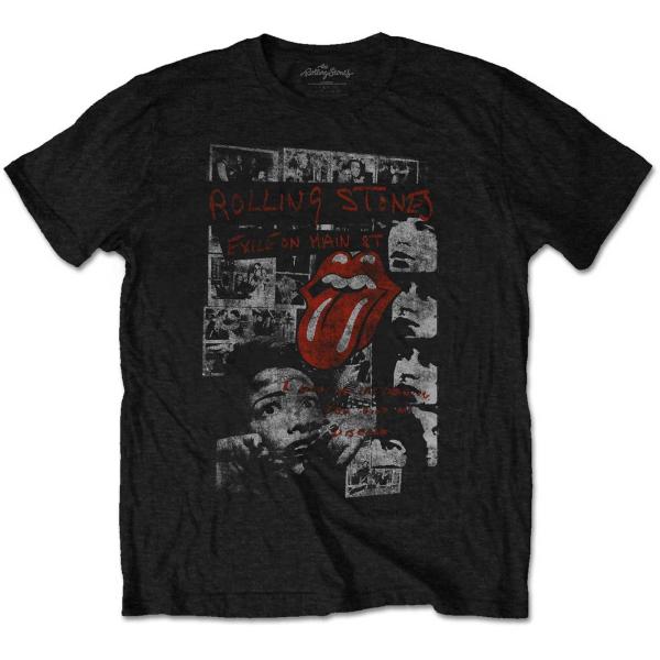 (ローリング・ストーンズ) The Rolling Stones オフィシャル商品 ユニセックス Elite Faded Tシャツ コットン 半袖 トッ