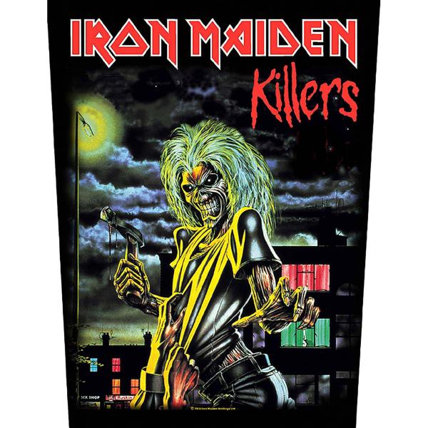 (アイアン・メイデン) Iron Maiden オフィシャル商品 Killers ワッペン パッチ RO4237 (ブラック/レッド/イエロー)
