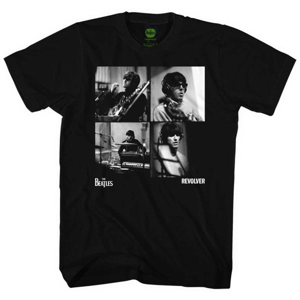(ザ・ビートルズ) The Beatles オフィシャル商品 ユニセックス Revolver Studio Shots Tシャツ コットン 半袖 トップス RO4