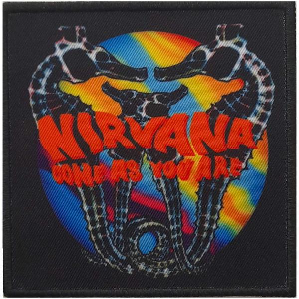 (ニルヴァーナ) Nirvana オフィシャル商品 Come As You Are ワッペン パッチ RO5131 (マルチカラー)