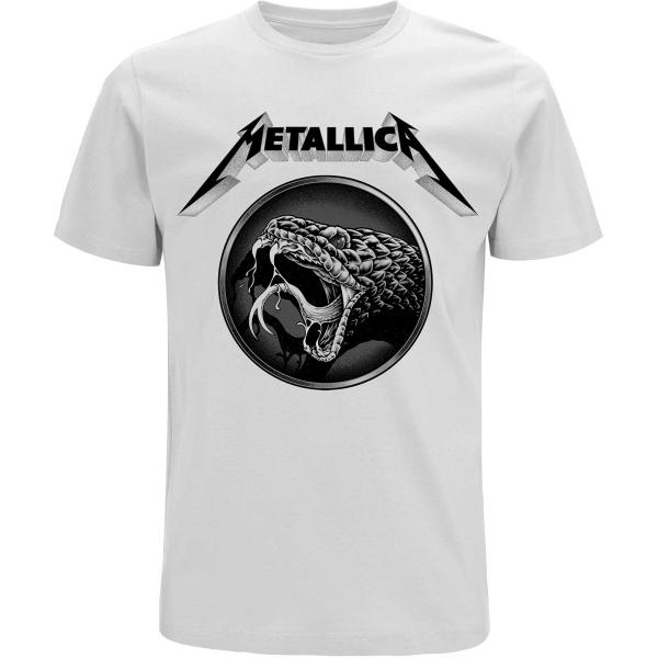 (メタリカ) Metallica オフィシャル商品 ユニセックス アルバム Tシャツ コットン 半袖 トップス RO5470 (ホワイト)