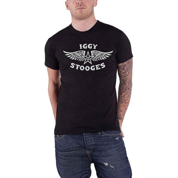 (イギー・アンド・ストゥージズ) Iggy & The Stooges オフィシャル商品 ユニセックス Wings Tシャツ 半袖 トップス RO59