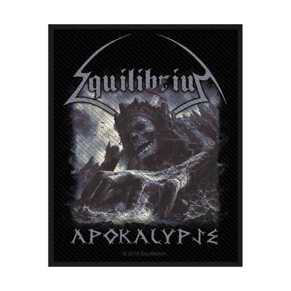 (エクリブリウム) Equilibrium オフィシャル商品 Apokalypse ワッペン 織地 パッチ RO6306 (ブラック/グレー)