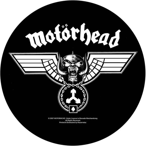 (モーターヘッド) Motorhead オフィシャル商品 Hammered ワッペン パッチ RO6525 (ブラック/ホワイト)