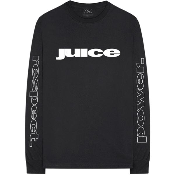 (トゥパック・シャクール) Tupac Shakur オフィシャル商品 ユニセックス Respect Tシャツ コットン 長袖 トップス RO70