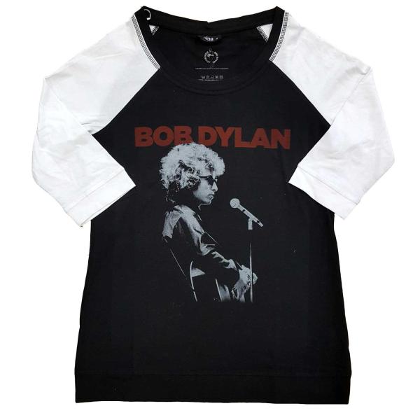 BOB DYLAN ボブ・ディラン オフィシャル ツアーTシャツ ラグラン七分 ボブ・ディラン) Bob Dylan オフィシャル商品 レディース Sound Check