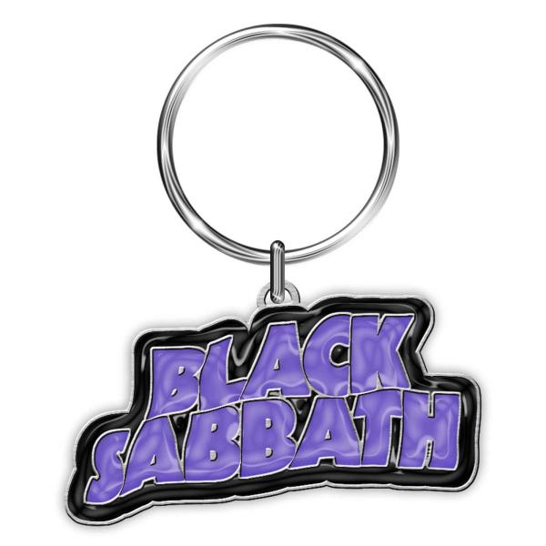ブラック・サバス) Black Sabbath オフィシャル商品 ロゴ キーリング