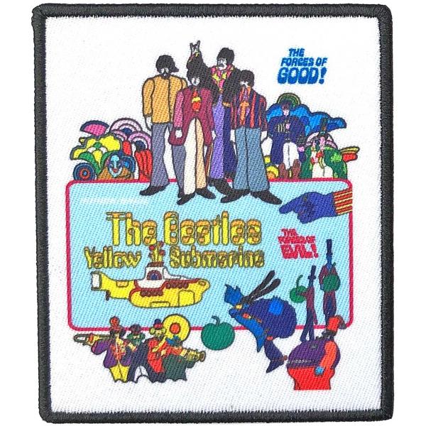 (ビートルズ) The Beatles オフィシャル商品 Yellow Submarine ワッペン 映画ポスター パッチ RO8933 (マルチカラー)