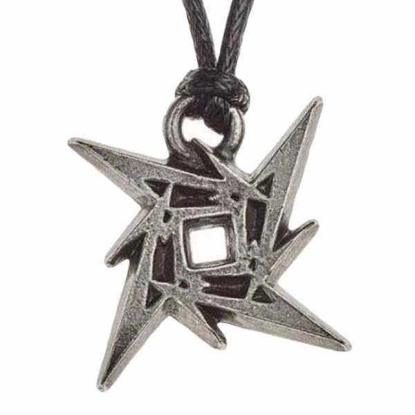(メタリカ) Metallica オフィシャル商品 Ninja Star ペンダント ネックレス RO895 (シルバー)