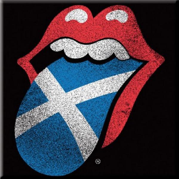 (ローリング・ストーンズ) The Rolling Stones オフィシャル商品 Tongue Scotland フリッジマグネット 冷蔵庫 磁石 RO9067 (