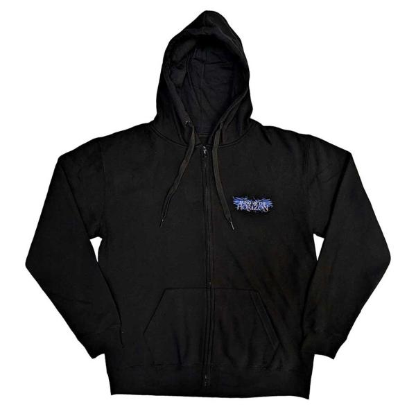 (ブリング・ミー・ザ・ホライズン) Bring Me The Horizon オフィシャル商品 ユニセックス Crow Wings パーカー フルジッ