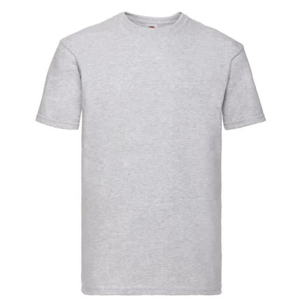 (フルーツオブザルーム) Fruit of the Loom メンズ スーパープレミアム Tシャツ ヘザー 半袖 トップス RW9915 (グレー)