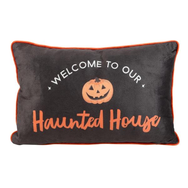(サムシング・ディファレント) Something Different オフィシャル商品 Haunted House クッション 長方形 中綿入りクッシ