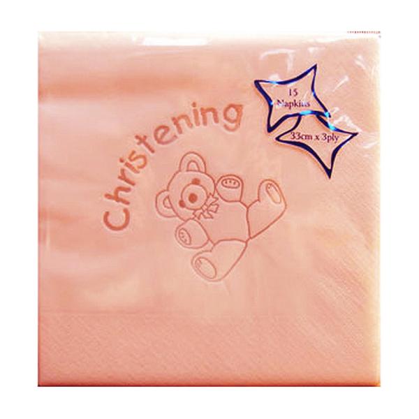 紙ナプキン15枚セット。プリント入り。3枚重ね。サイズ:33cm。NPK Napkins Ltd。